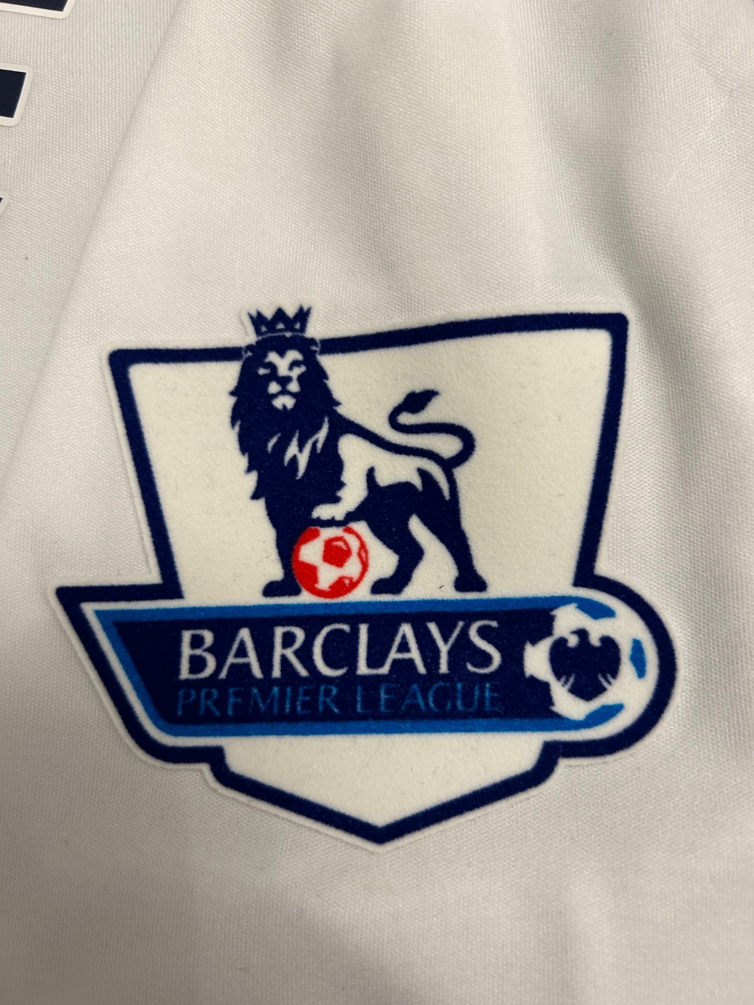 Image of Tottenham Hotspur “BALE 11” 2012/13 Home Shirt + PL patches, M