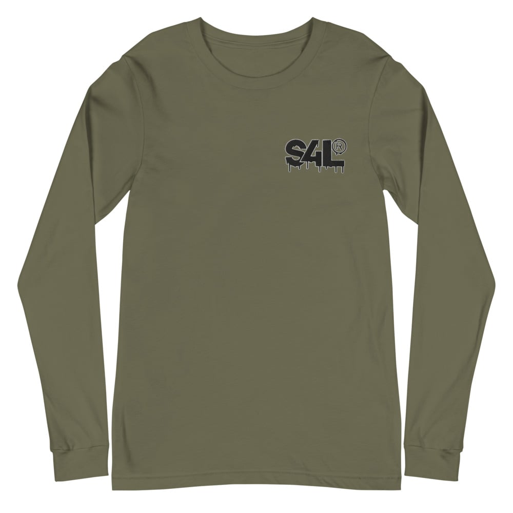 Image of Unisex Long Sleeve Tee Army Green