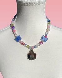 Image 1 of Pastel Butterfly Dumpy Necklace