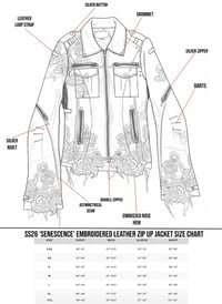 Image 2 of SS26 ‘Senescence’ Embossed Leather Jacket