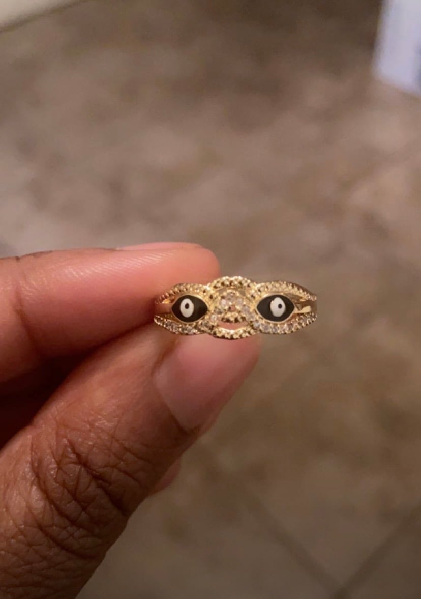 Image of evil eye rings