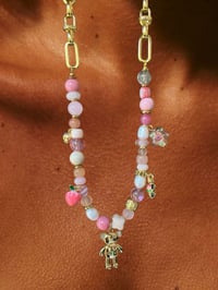 Image 1 of Collier Signature |  Pink Teddy