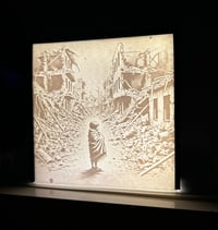 Image 4 of "Innocent Destruction" - original Lithophane Limited Edition run of 3
