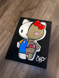 X-Ray Kitty Canvas Painting