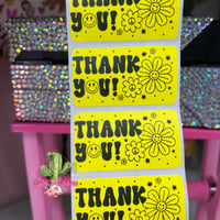 Image 1 of Boho Thank You Stickers 