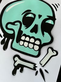 Image 3 of SkullTag Turquise 
