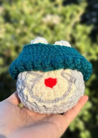 Image 1 of Labubu Head Plush with Hat