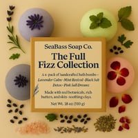 Image 1 of Handmade Bath Bombs for Sensitive Skin | SeaBass Soap Co.