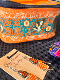 Image 7 of Embroidered Cosmetics Case Peru Folk Art Gift Pack