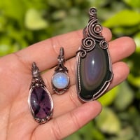 Image 4 of Rainbow Obsidian 🌈🖤
