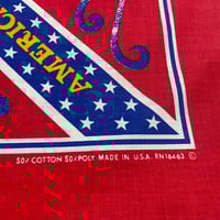 Image 2 of DEADSTOCK HARLEY DAVIDSON BANDANA RED ROOE