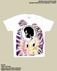 ODARO COLLECTION 2025 SCREEN PRINTED PATCHWORK T-SHIRT #10