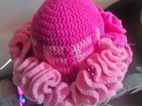 Image 2 of Steelers x Breast Cancer Xtra Ruffled Hat