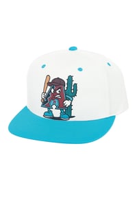 Image 1 of Woven Drip Diamondbacks Desert Slugger Snapback Hat