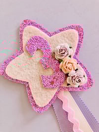 Image 1 of Lilac birthday badge 
