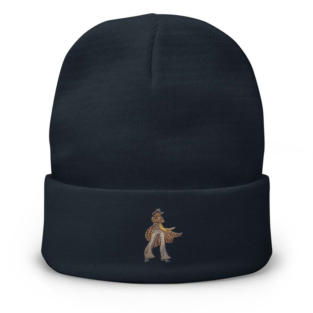 "SalvadorAudi" SLO Embroidered Beanie [ART ILLUSTRATED BY GREGORY HAWKINS]