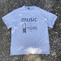 Image 1 of music makes it so I can't hear the voices GRAY