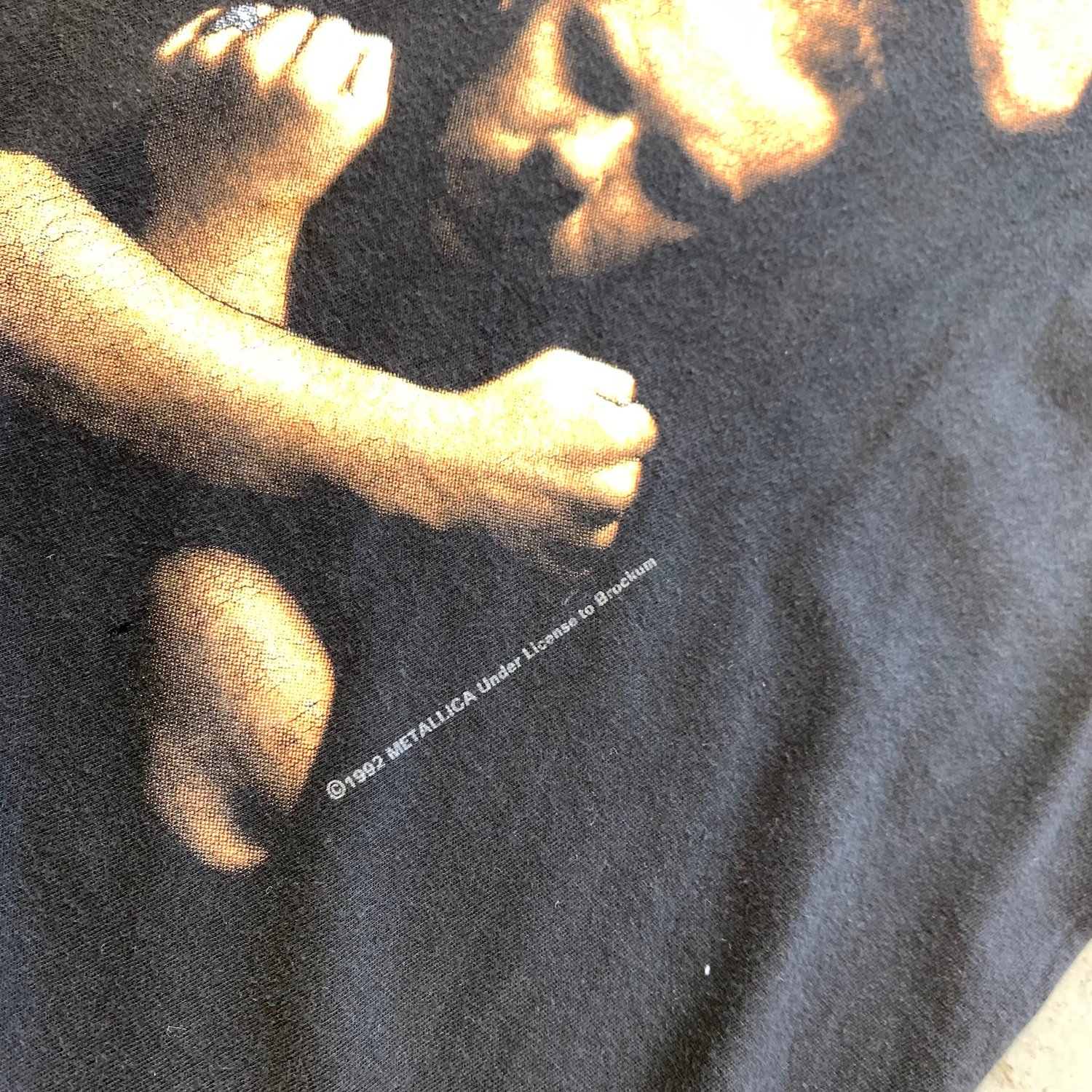 Image of RARE 1992 Metallica brockum T-shirt size large 