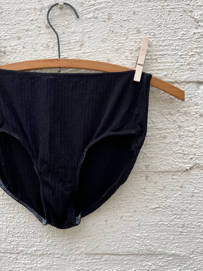 Black Rib Undies