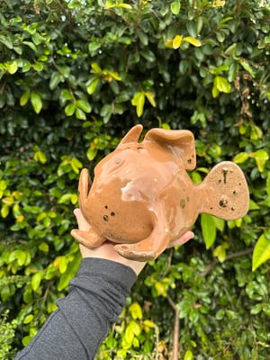 Image of Frog fish Vase