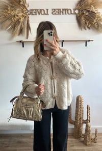 Image 1 of SUN GOLD BUTTON KNIT JUMPER