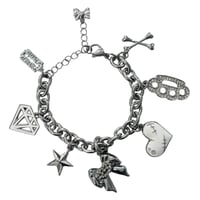 Image 1 of charm bracelet *white*