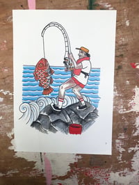 On the rocks a4 print
