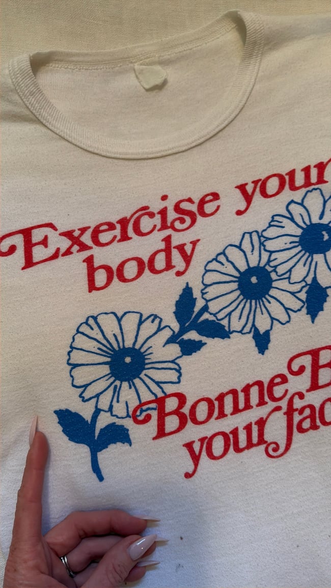 70s Bonne Bell makeup brand baby tee tshirt 