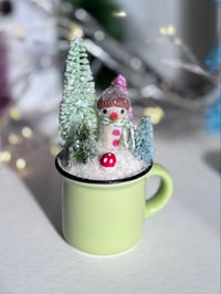 Image 1 of Mini Mug Winter Scene 3 