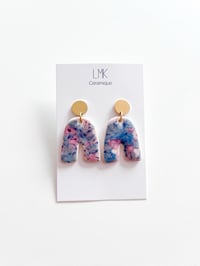 Paire de boucles d'oreilles céramique PHANTA A