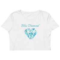 Image 1 of BLUE DIAMOND ORGANIC CROP TOP