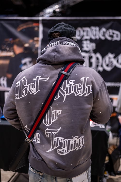 Image of Get Rich Or Die Tryin Sunfade Hoodie (LIMITED EDITION)