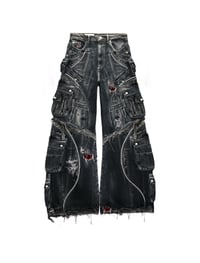 Image 1 of AW25 ‘Slader’ Stone Washed Cargo Pants 
