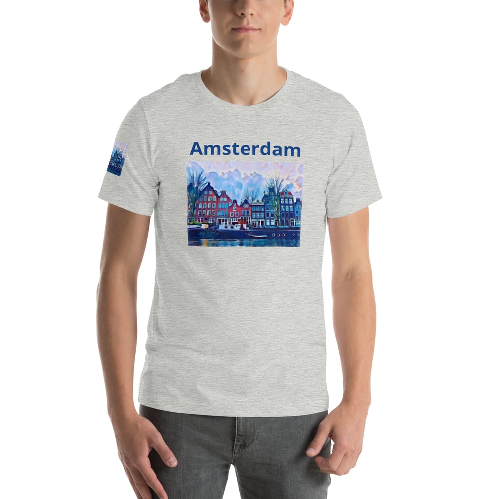 Image of Unisex t-shirt - Amsterdam