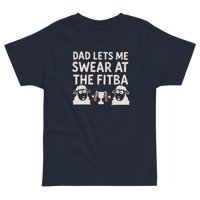 Image 2 of Child - Dad Lets Me Swear at the Fitba T-shirt