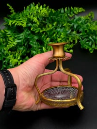 Image 6 of Ornate Vintage Candle holder - Real preserved spider web