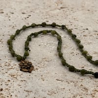 Image 1 of Jade Sunflower Necklace