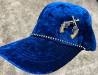 Image 1 of Cobalt Blue Baseball Hat Guns