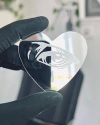 Image 2 of Eye - heart shaped mini mirror