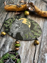 Image 3 of Fox and Moth ~ Large Wallhanging