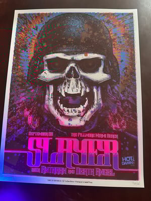 SLAYER Gig Poster Miami