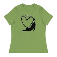 Image 1 of "Cat Mom" Women's Relaxed T-Shirt