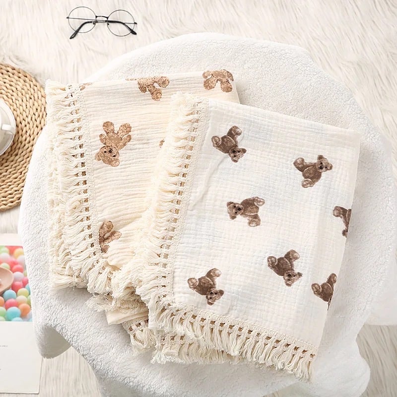 Image of Organic Baby Blanket Muslin 