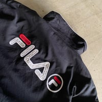 Image 4 of 90's FILA WAFFLE KNIT BOMBER JACKET