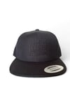 Murdered out square logo SnapBack 