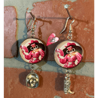 Image 2 of WHERE THEM FANS AT EARRINGS