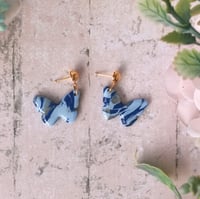 Image 2 of Butterfly, Ocean Mist Earrings