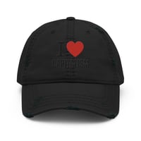 Image 3 of I love capitalism Embroidery Distressed Dad Hat