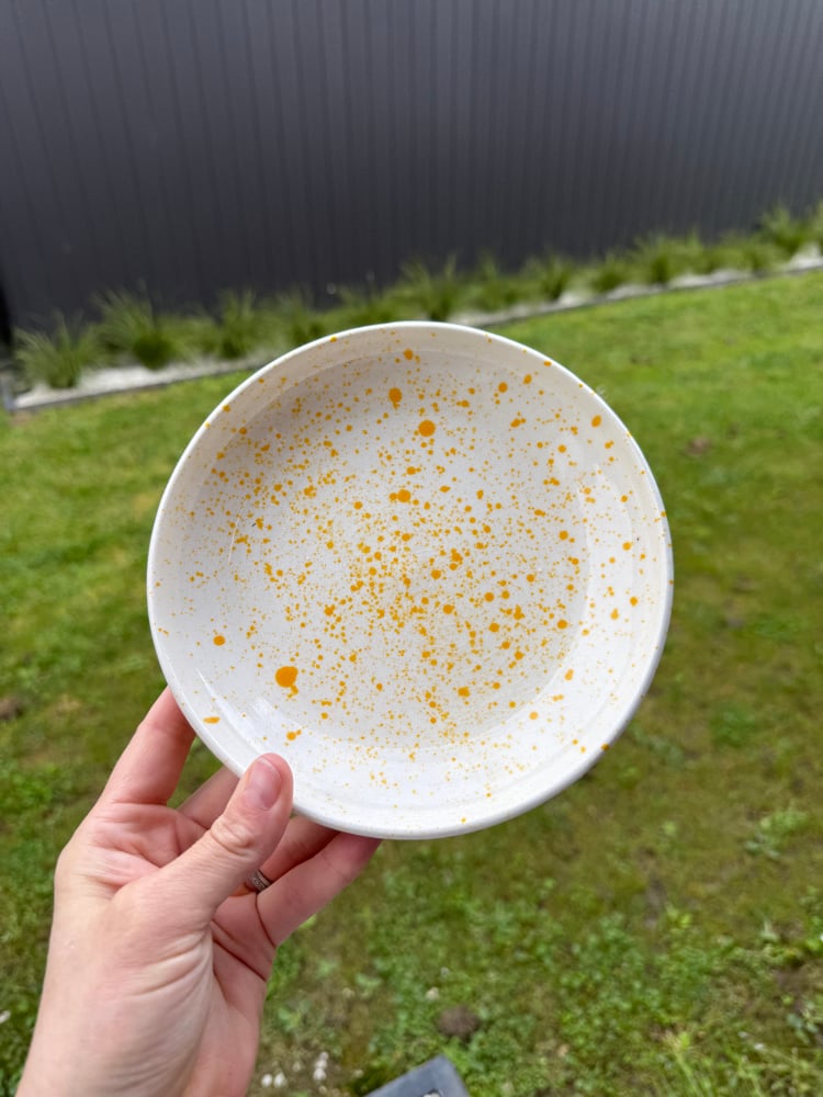 Image of 2nd: Yellow speckle bowl