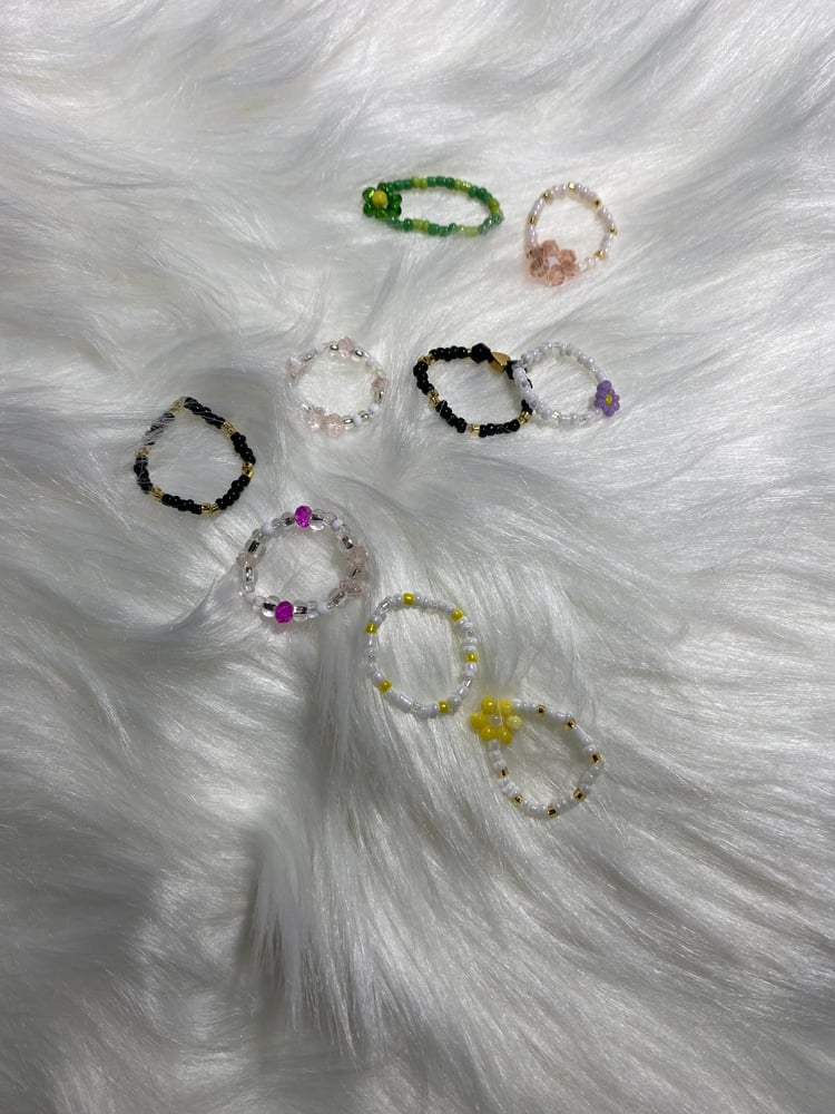 Image of Bead rings 